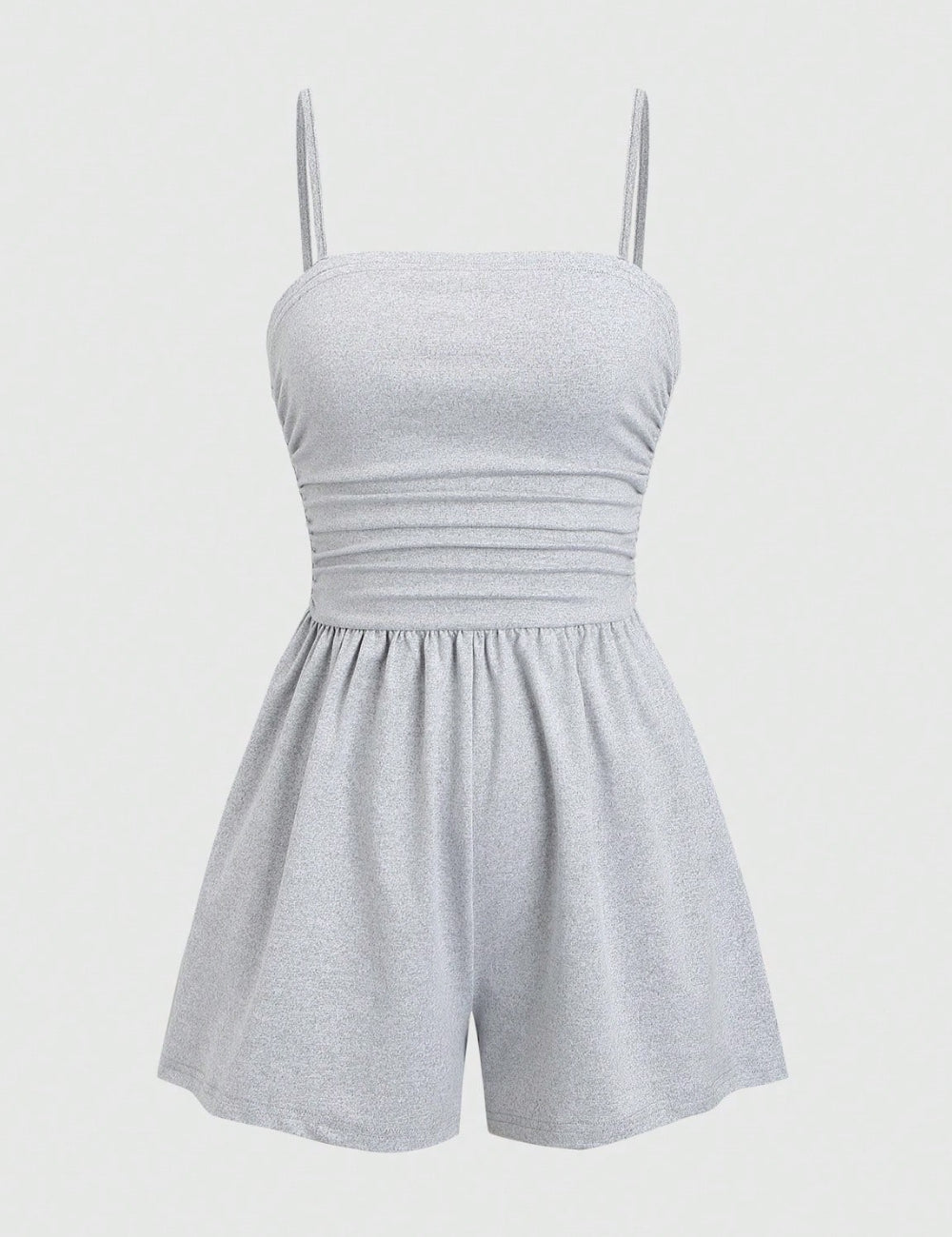 Shein szürke rövid jumpsuit