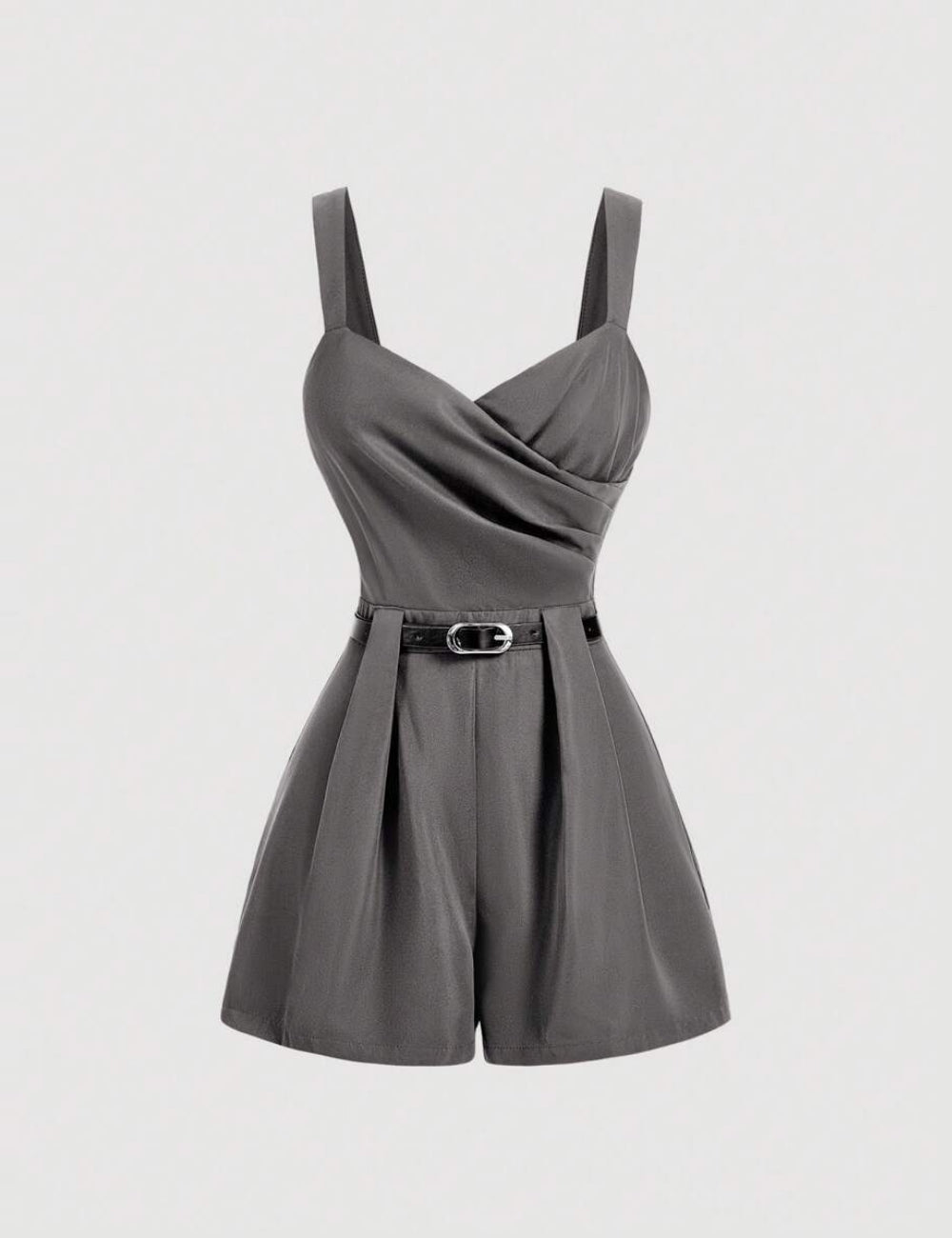 Shein MOD rövid playsuit, szürke