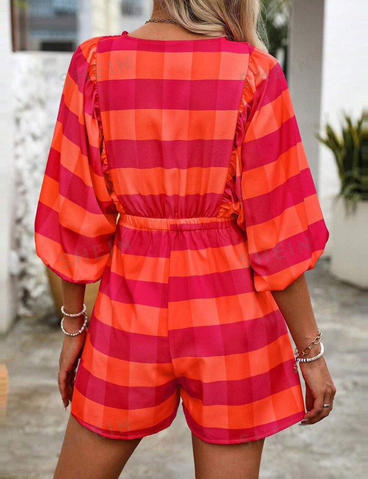 Shein playsuit, mixed colours