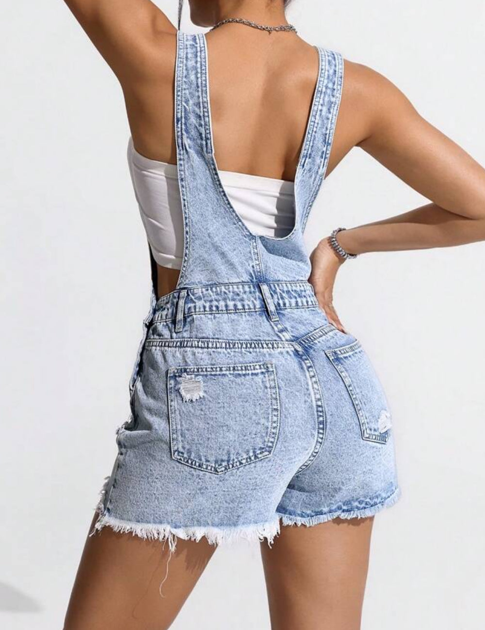 Shein overall, kék