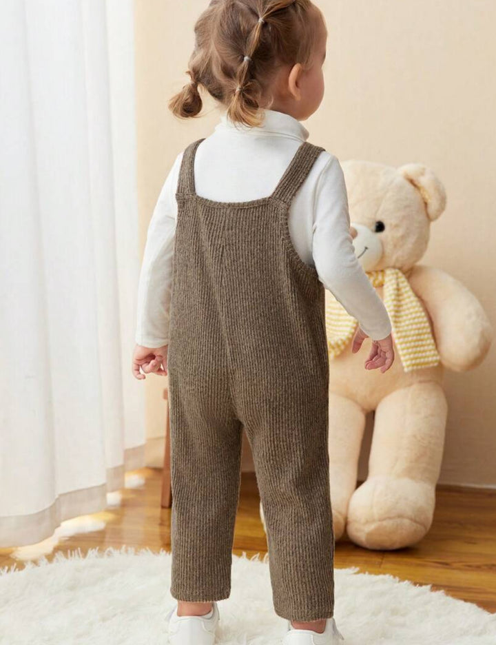 Shein jumpsuit, barna