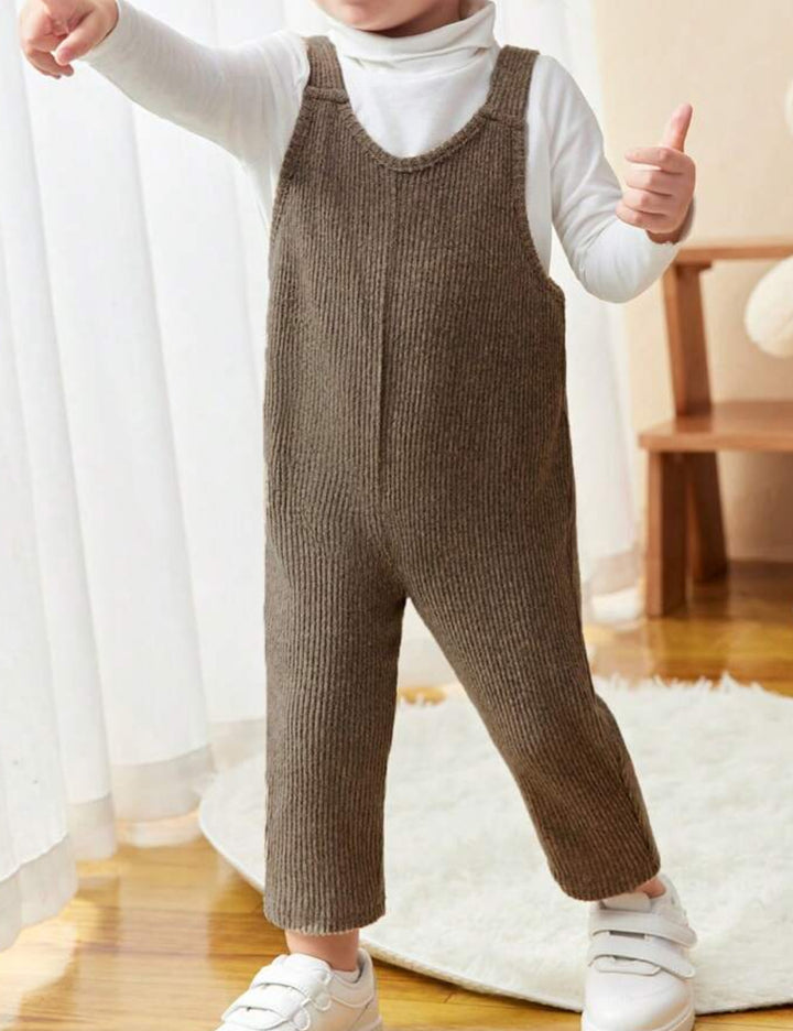 Shein jumpsuit, barna