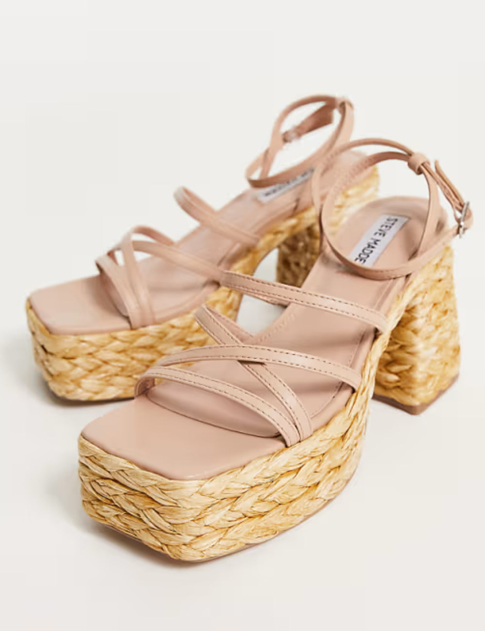 Steve Madden platform szandál, bézs
