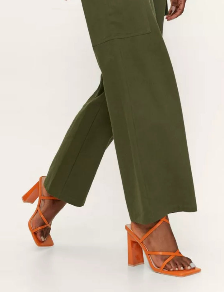 NASTY GAL Magassarkú szandál, narancssárga
