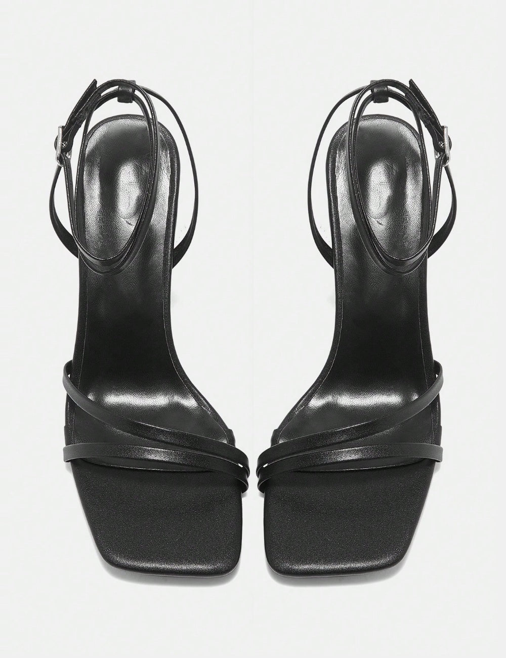 Sandale cu toc SHEIN, negru