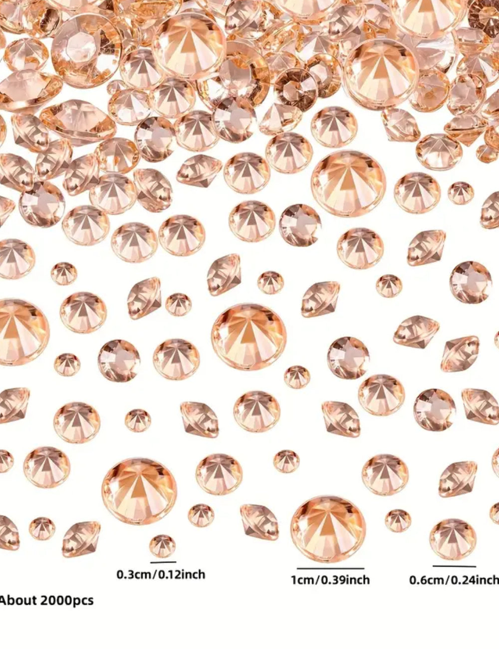 Set accesorii decorative Shein, bronz