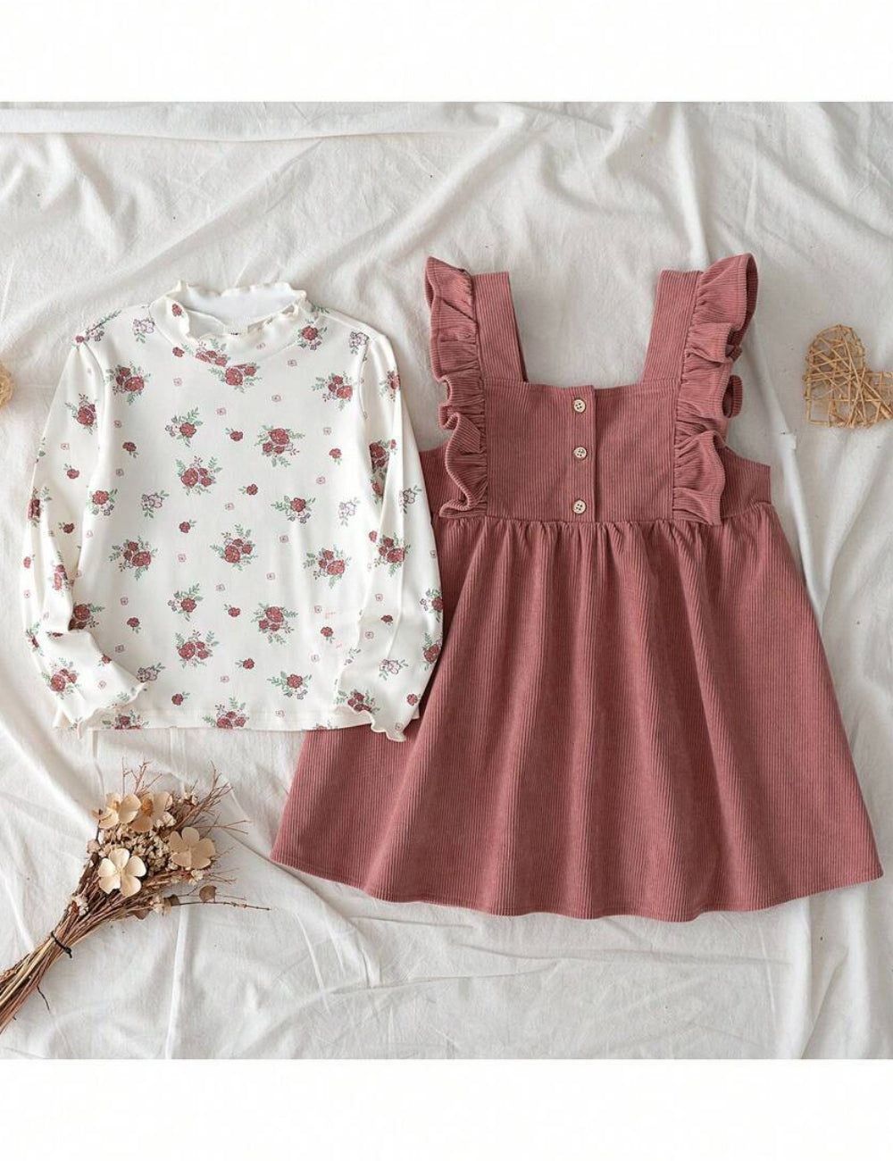 Set rochie și bluză Shein, mix culori