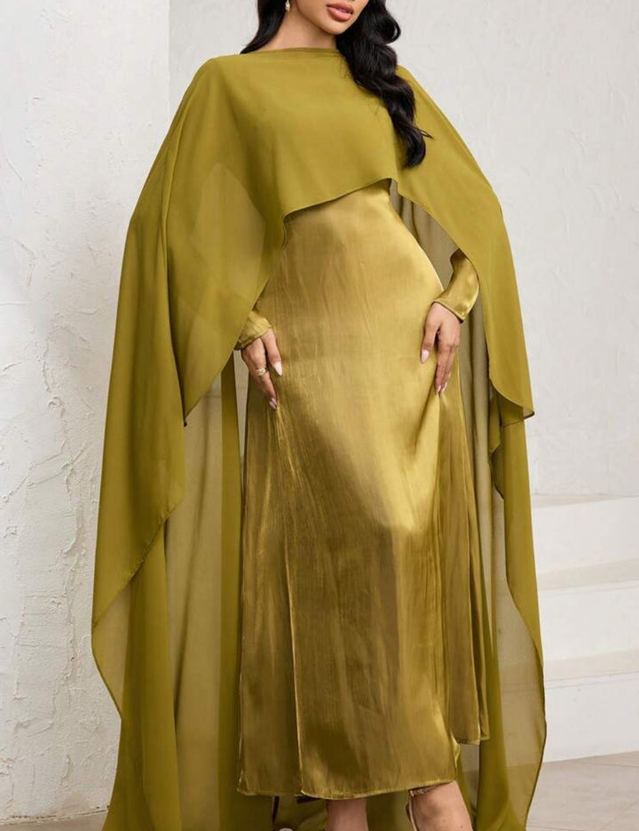Shein ruhaszett és boleró, khaki