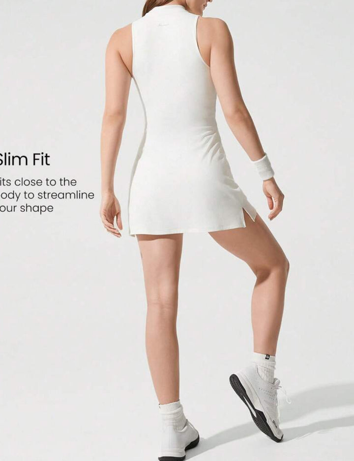 Shein GLOWMODE ruha és rövidnadrág szett, fehér