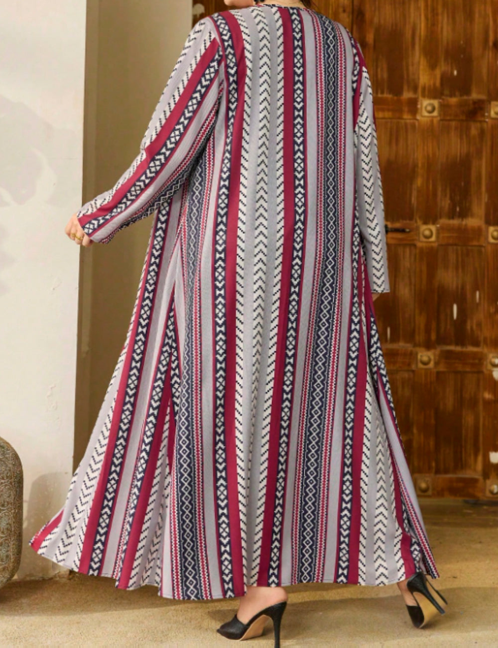 Shein Curve+ Ruha és Kardigán szett, vegyes színek