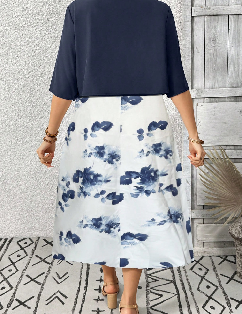 Shein Curve+ Ruha és Kardigán szett, vegyes színek