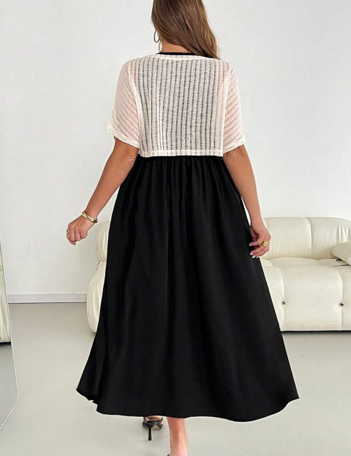 Shein Curve+ ruha és felső szett, vegyes színek