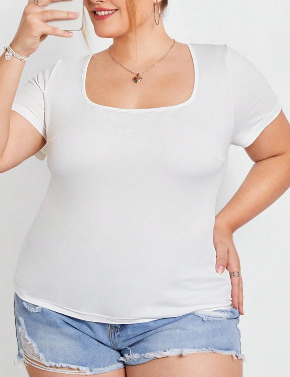 Shein Curve+ póló szett, vegyes színek
