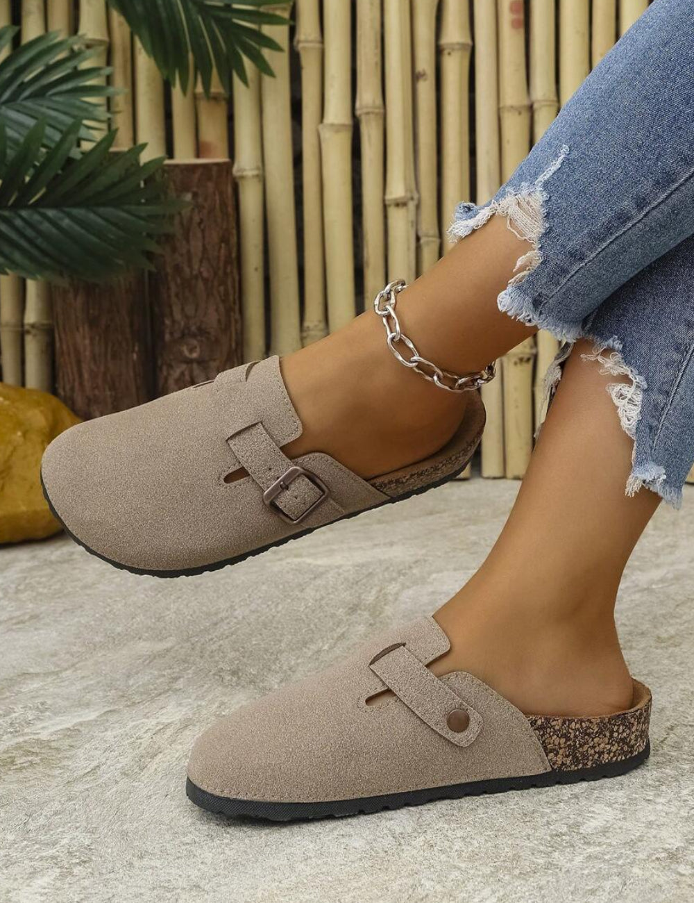 Shein Mules, Beige