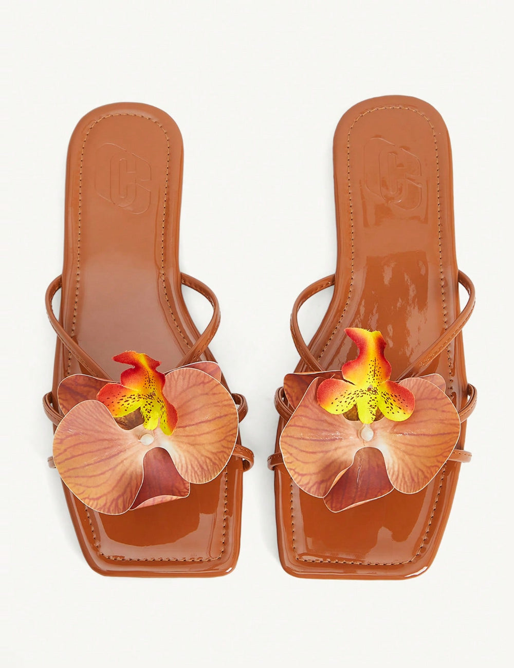 Shein papucs, barna