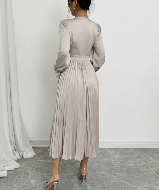 Rochie midi SHEIN, Bej