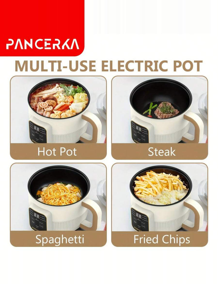Tigaie electrică Shein, crem