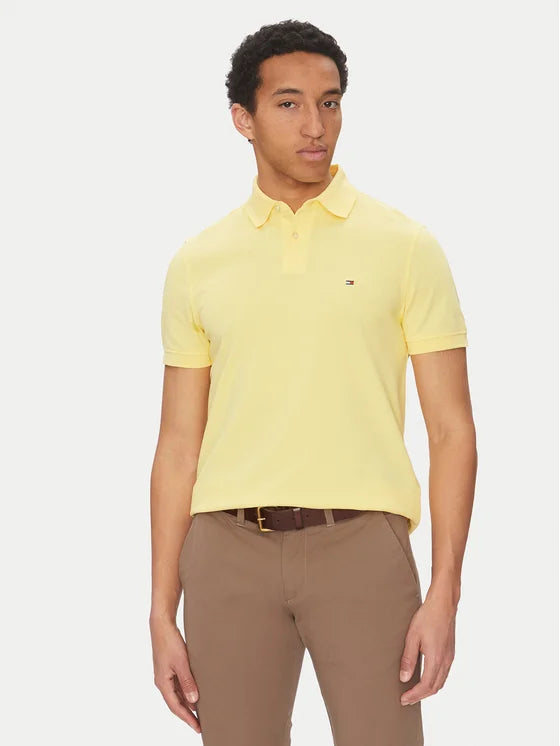 Tricou polo TOMMY HILFIGER, galben