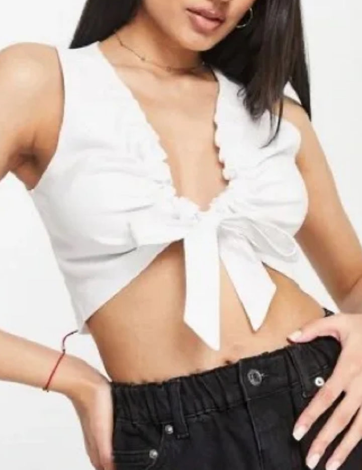 Abercrombie & Fitch felső, alb