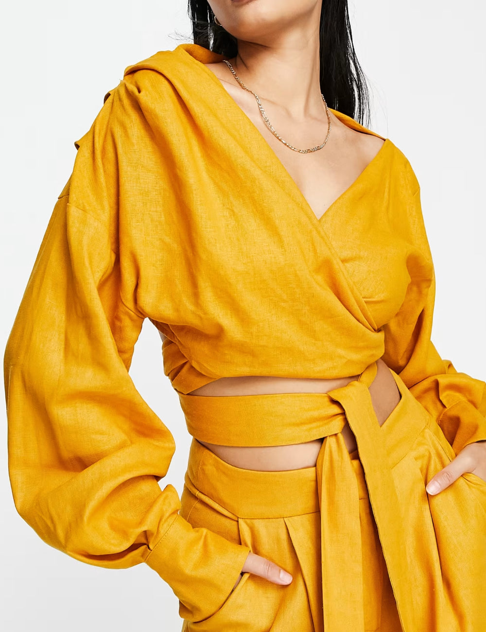 ASOS felső, sárga