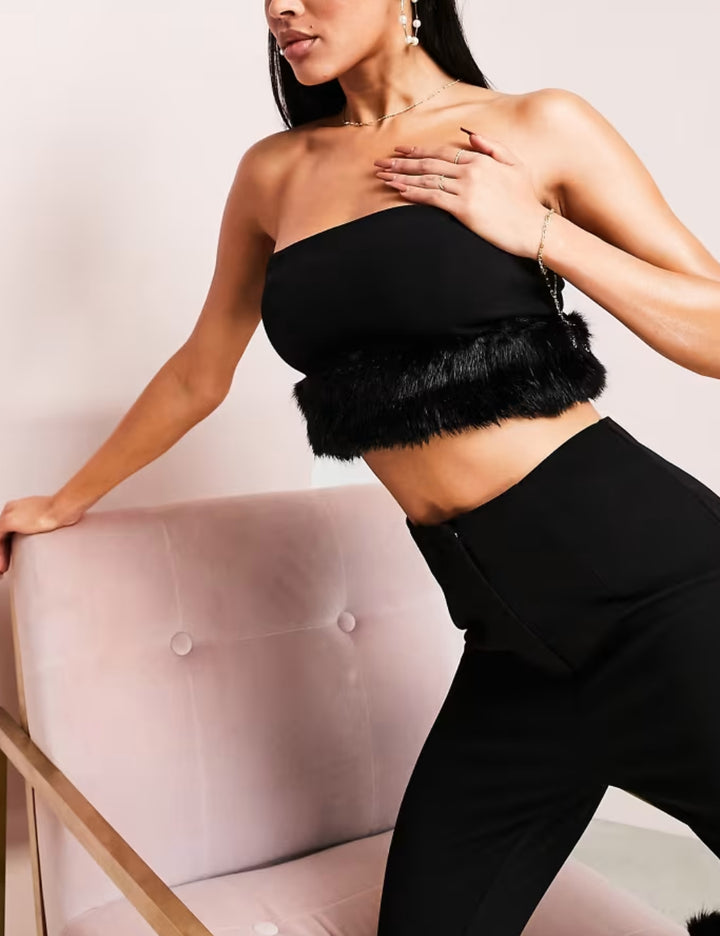 Top ASOS, negru