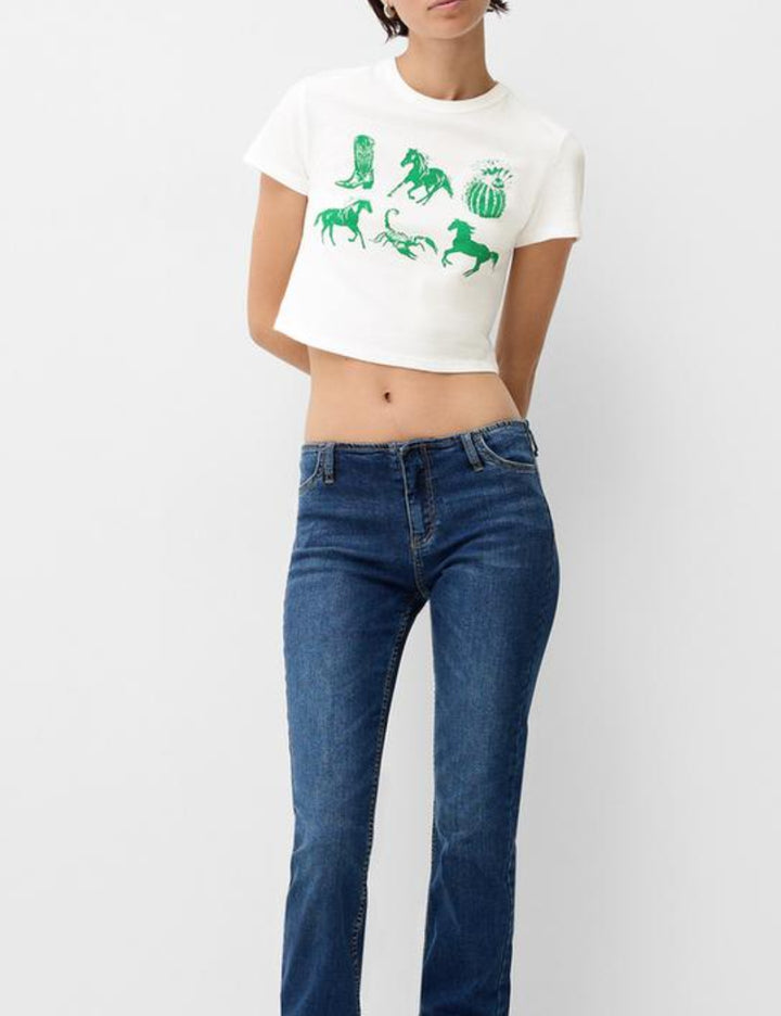 Bershka felső, fehér