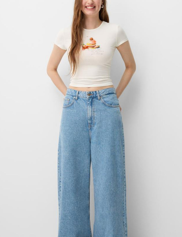 Bershka felső, fehér