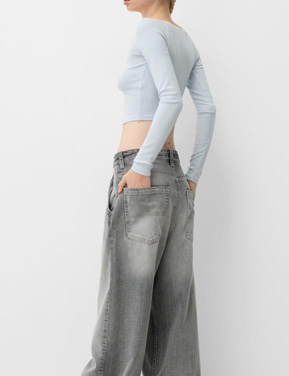 Bershka felső, kék