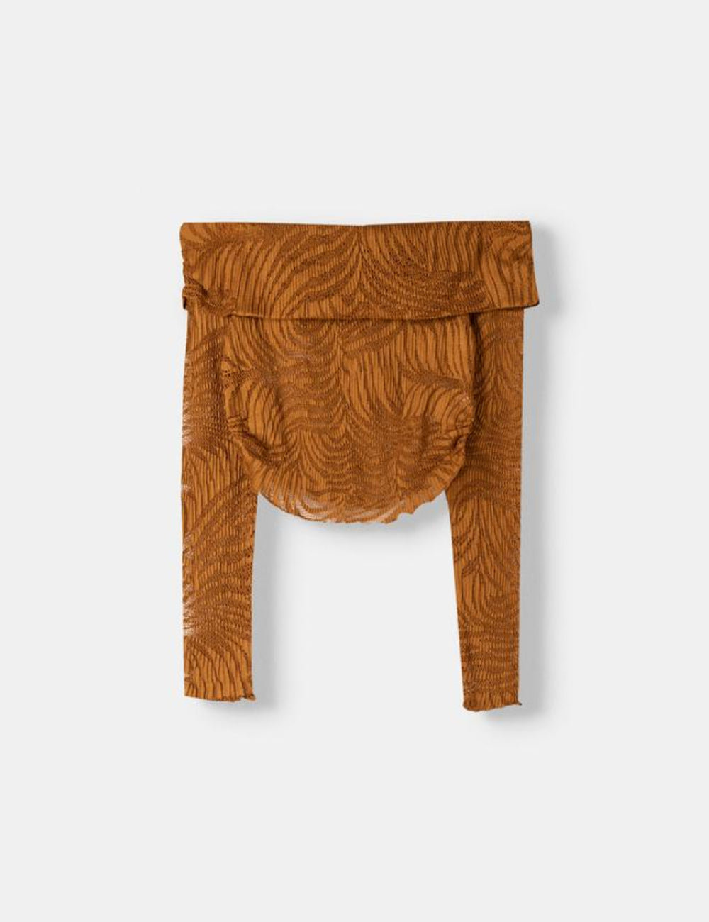 Bershka top, téglavörös