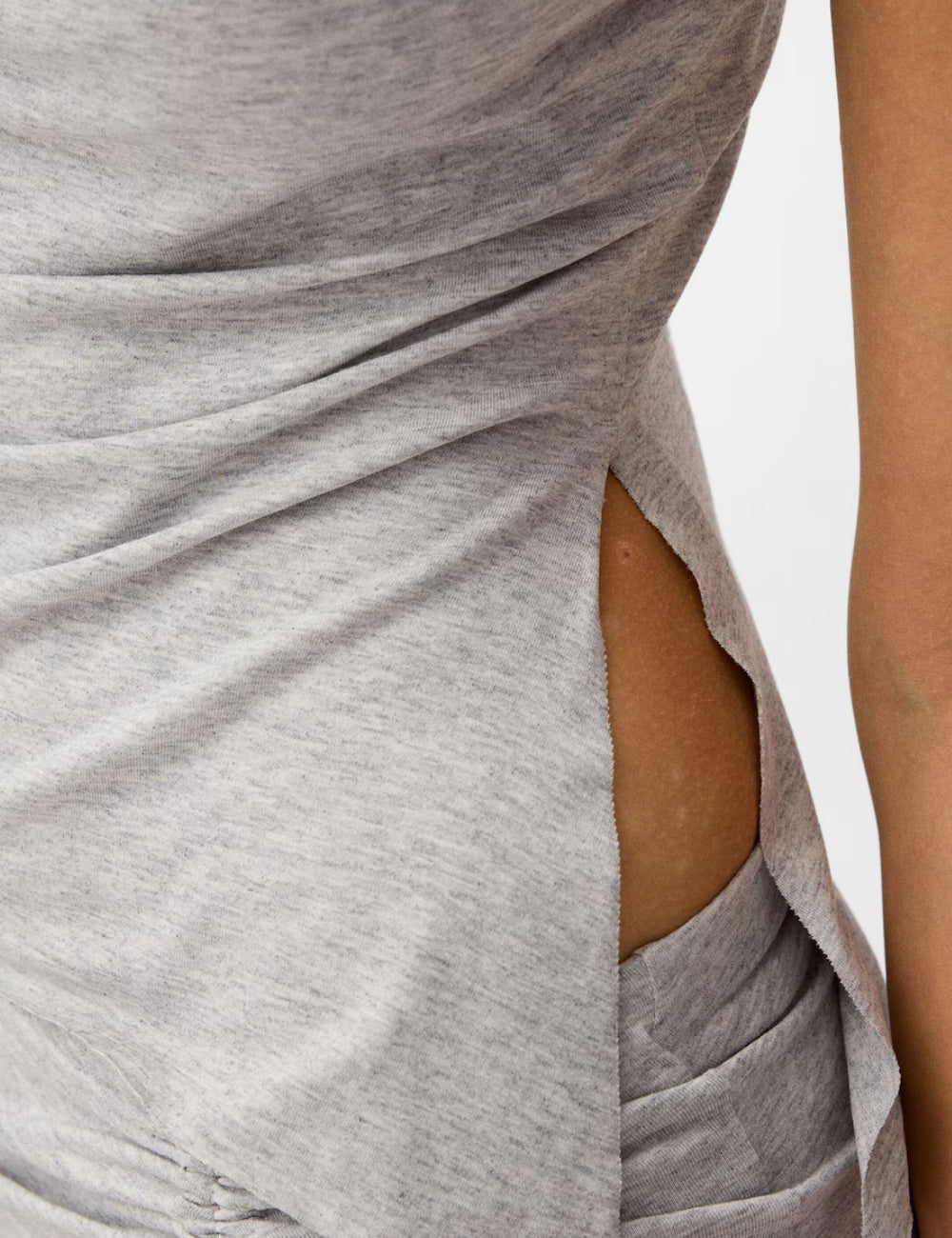 Bershka top, szürke