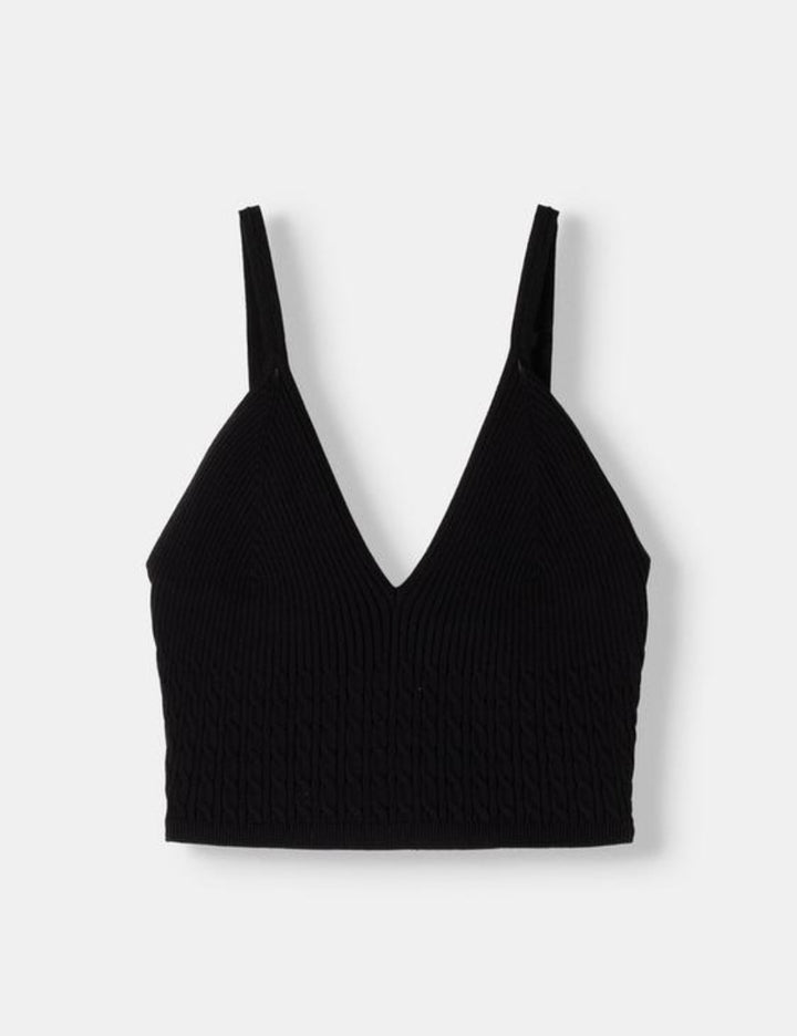 Bershka felső, fekete