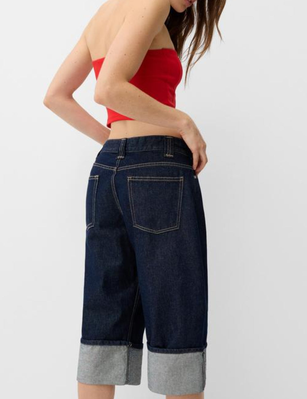 Bershka felső, piros