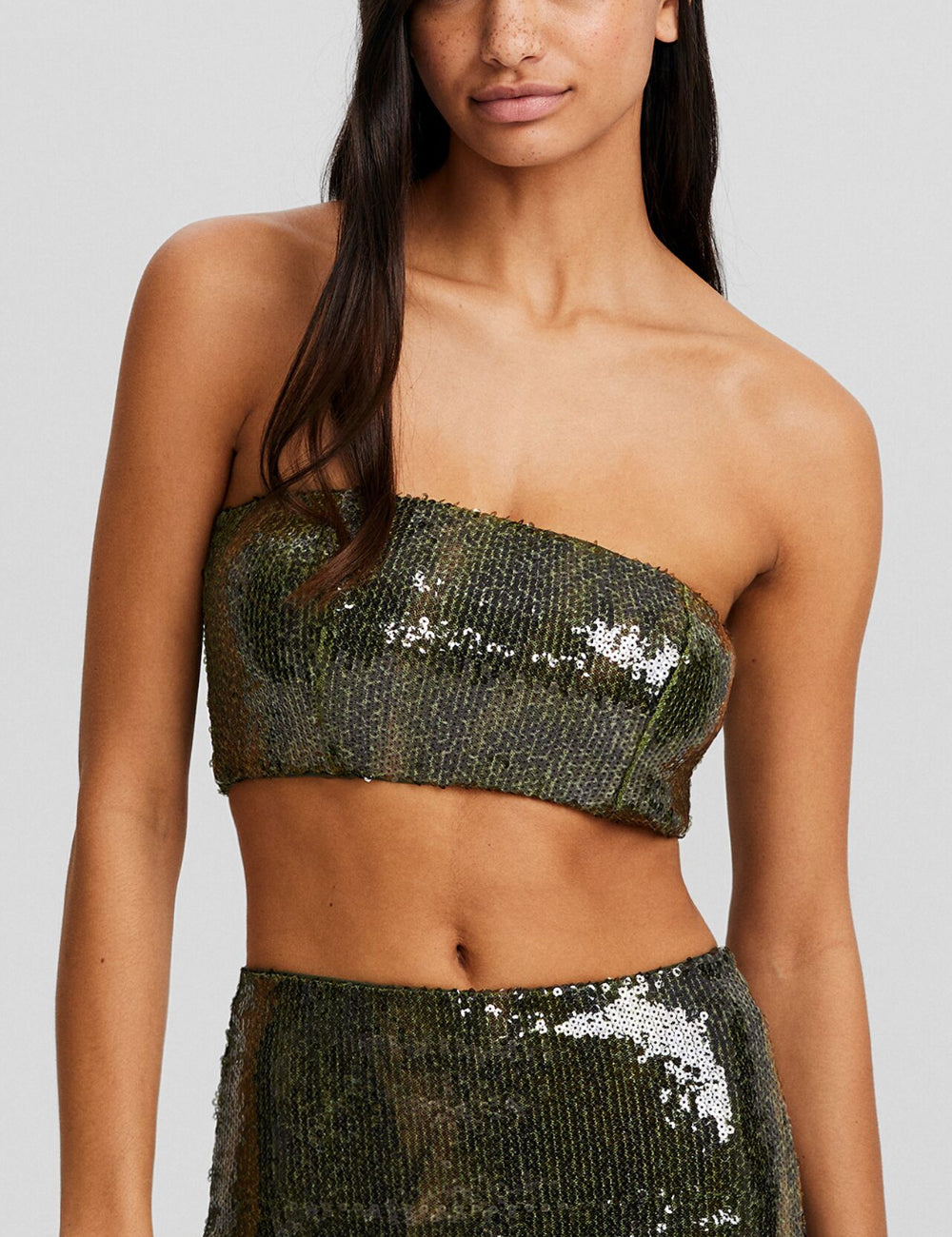 Bershka felső, zöld