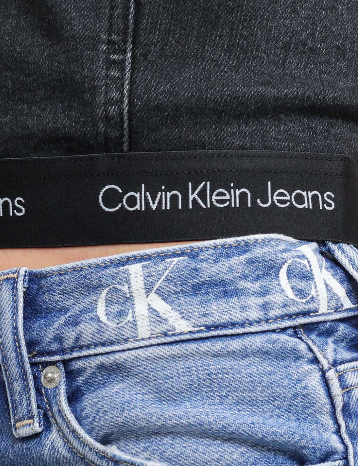 Top Calvin Klein Jeans, negru