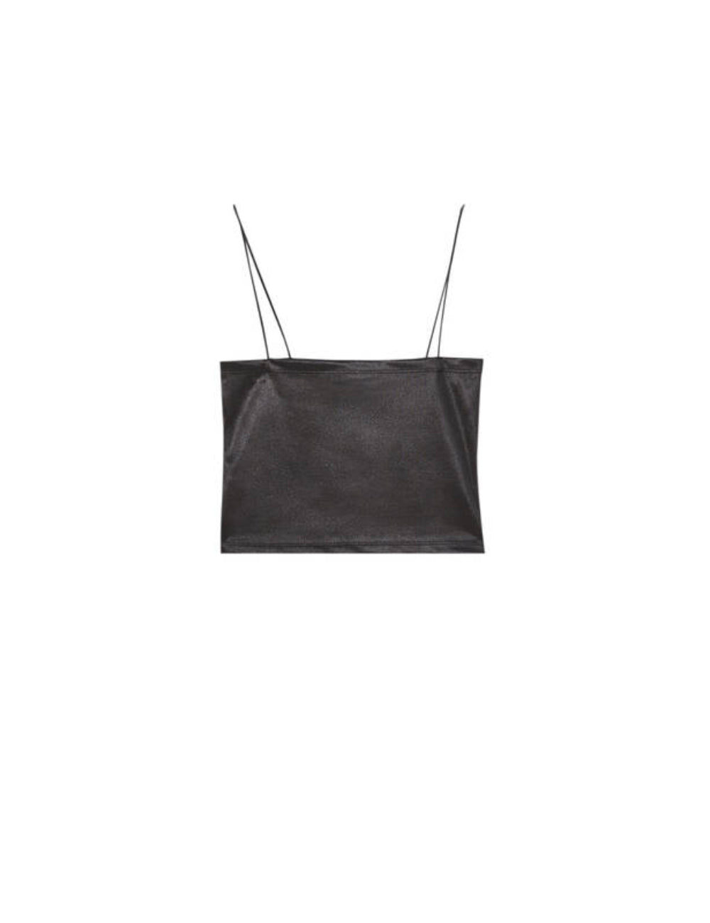 Pull&Bear spagettipántos felső, fekete