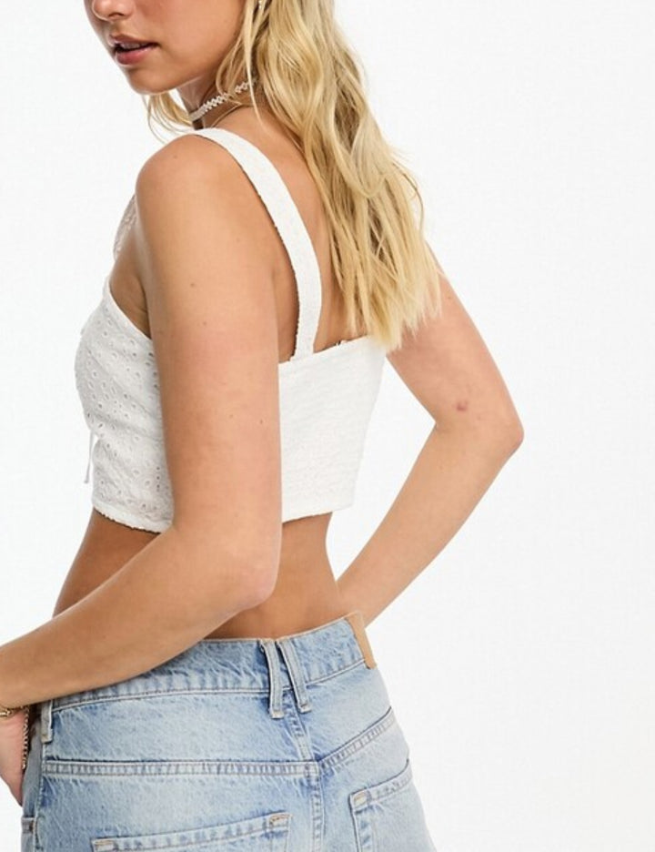 Pimkie top, fehér