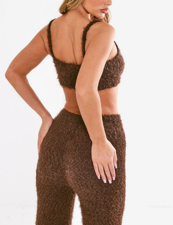 PRETTYLITTLETHING felső, barna