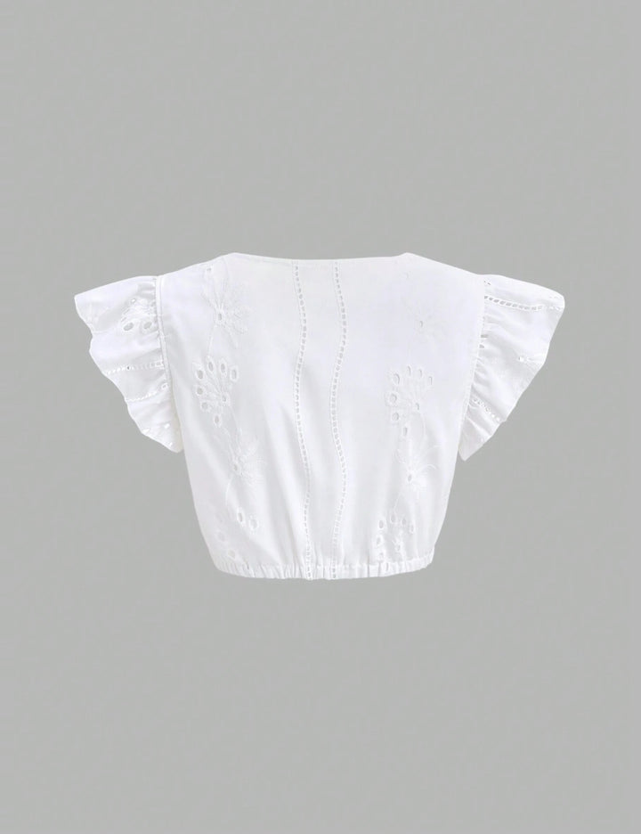 Shein top, fehér