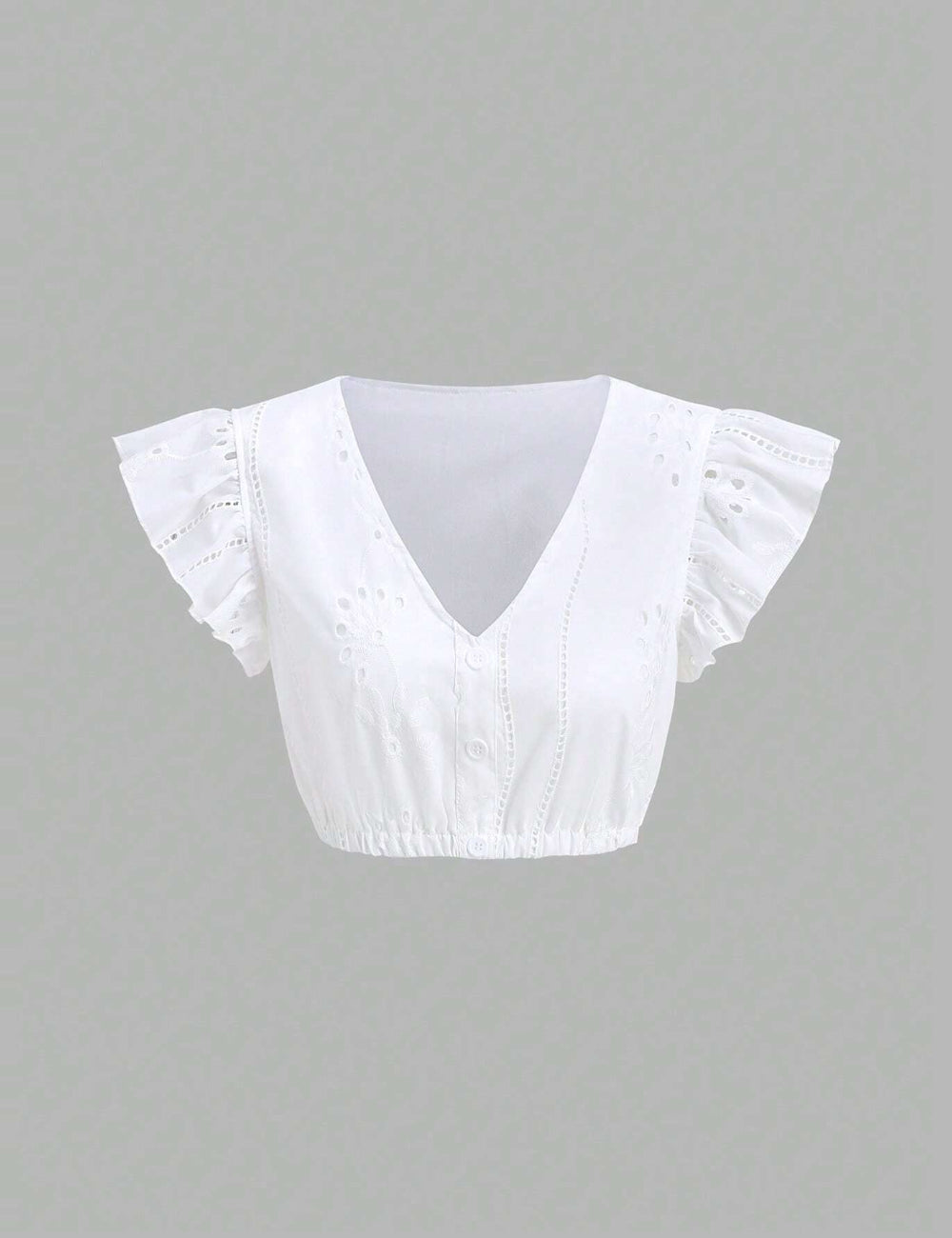 Shein top, fehér