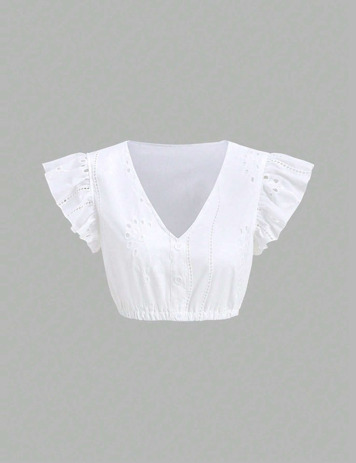 Shein top, fehér