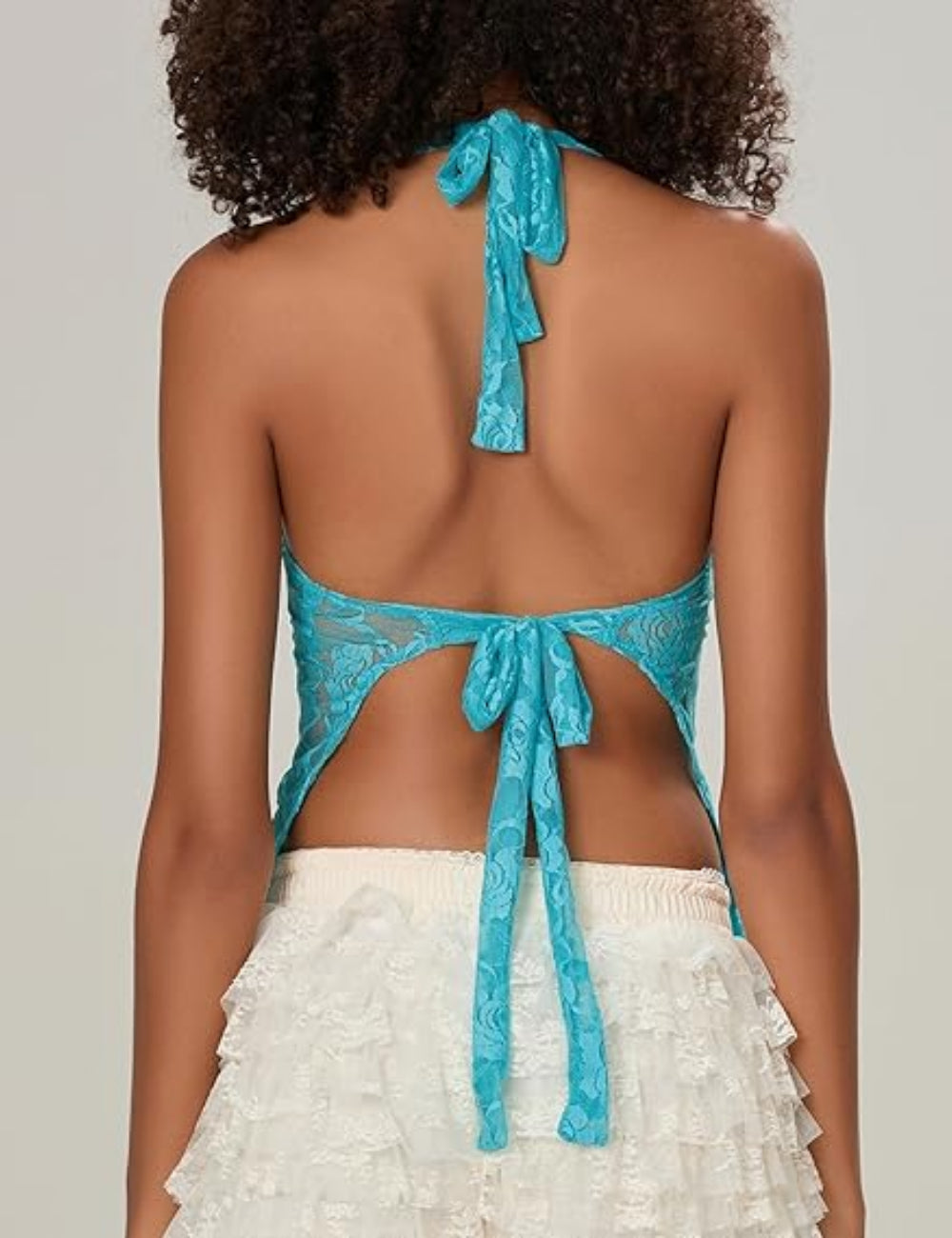 Shein top, kék