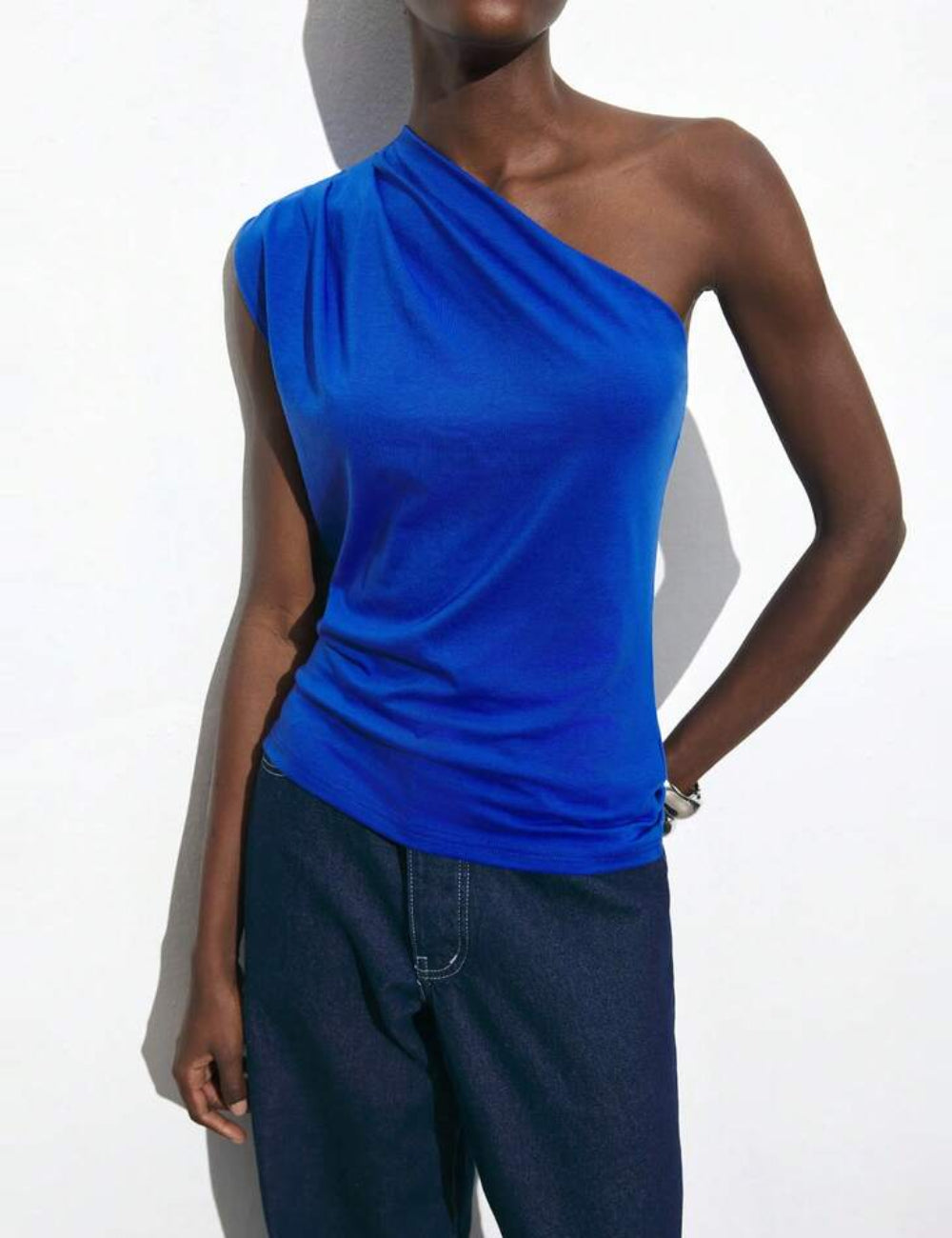 Top Shein, albastru