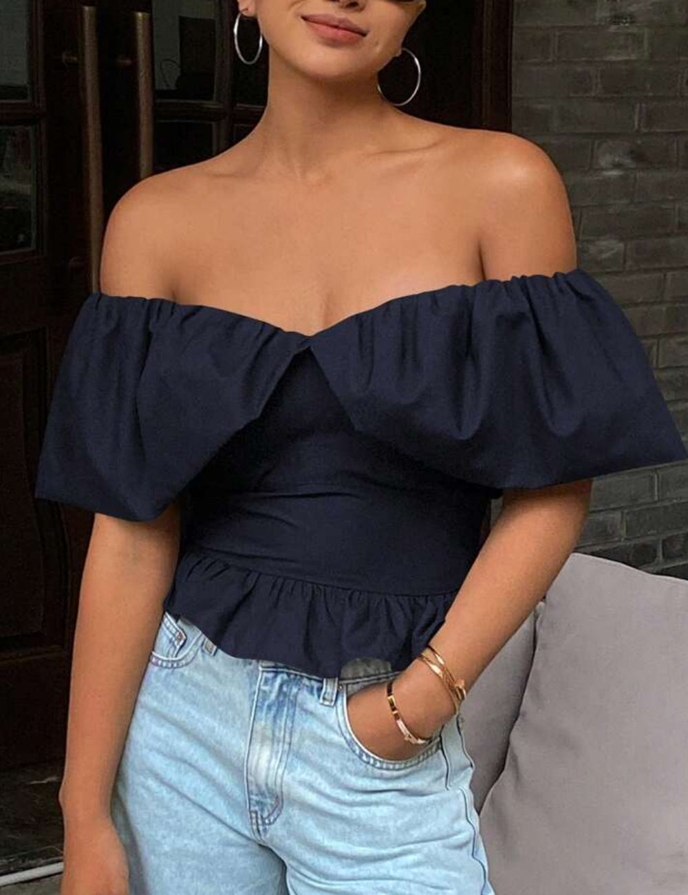 Top Shein, kék