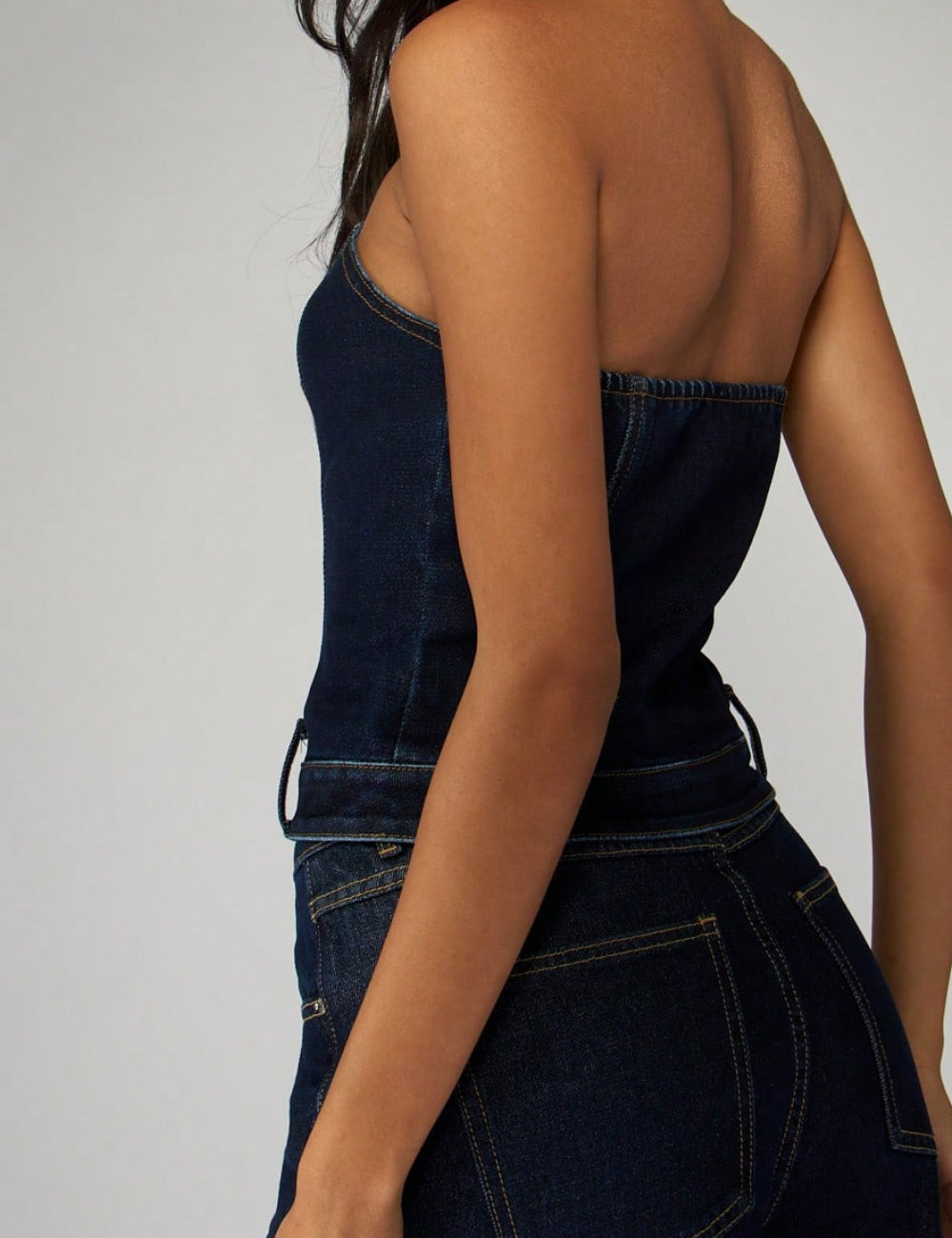 Missguided top, kék