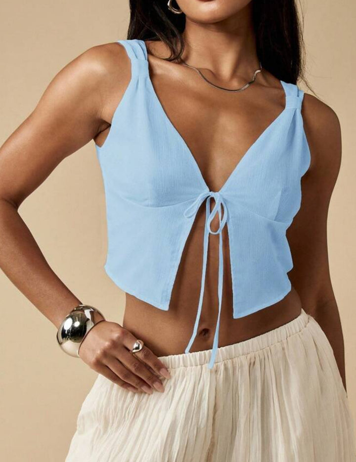 Top Shein Missguided, kék
