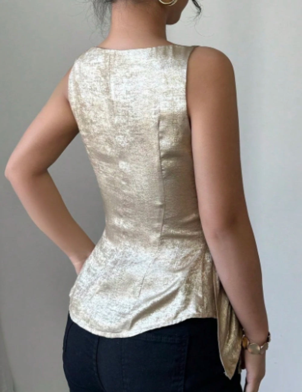 Top Shein, auriu