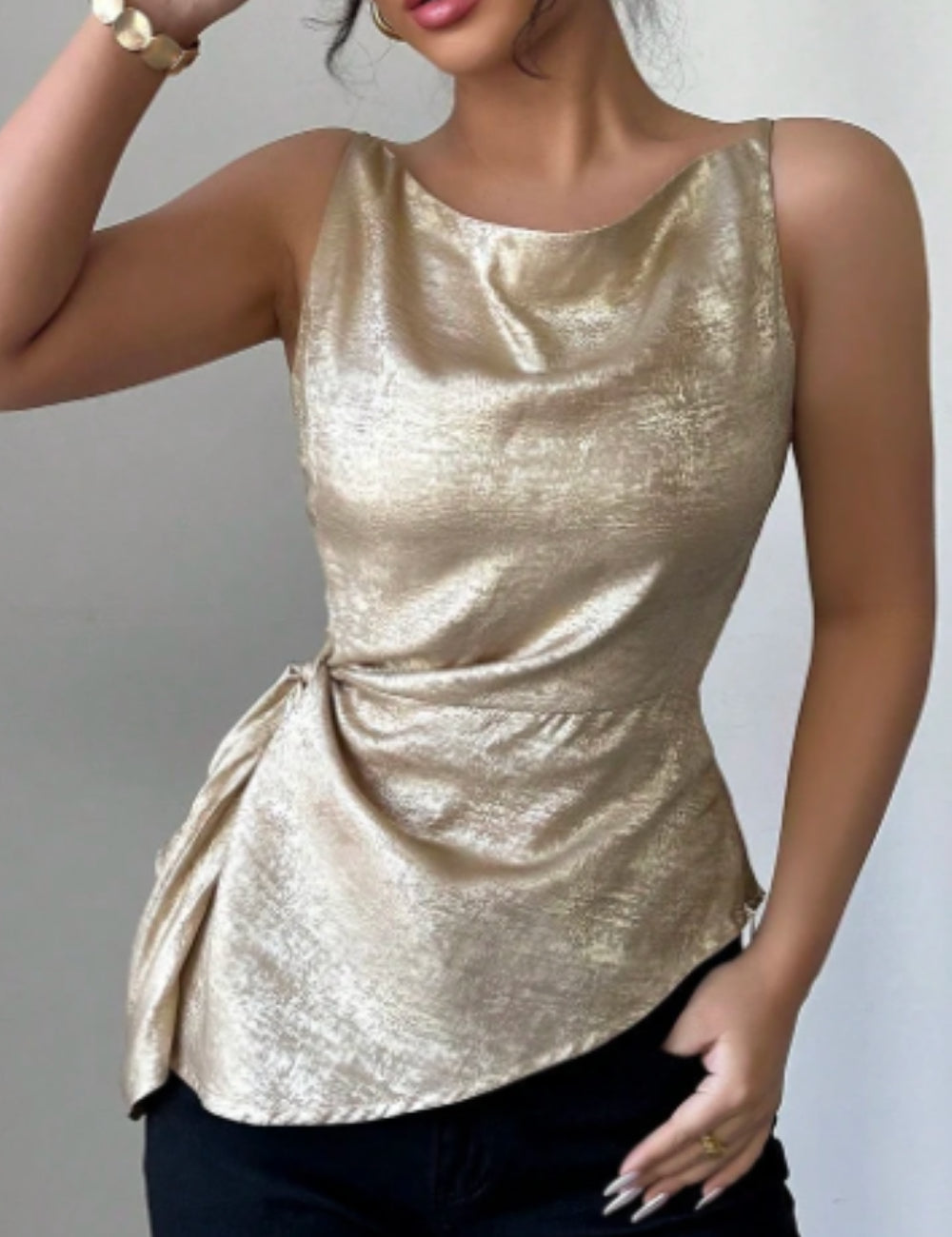 Top Shein, auriu