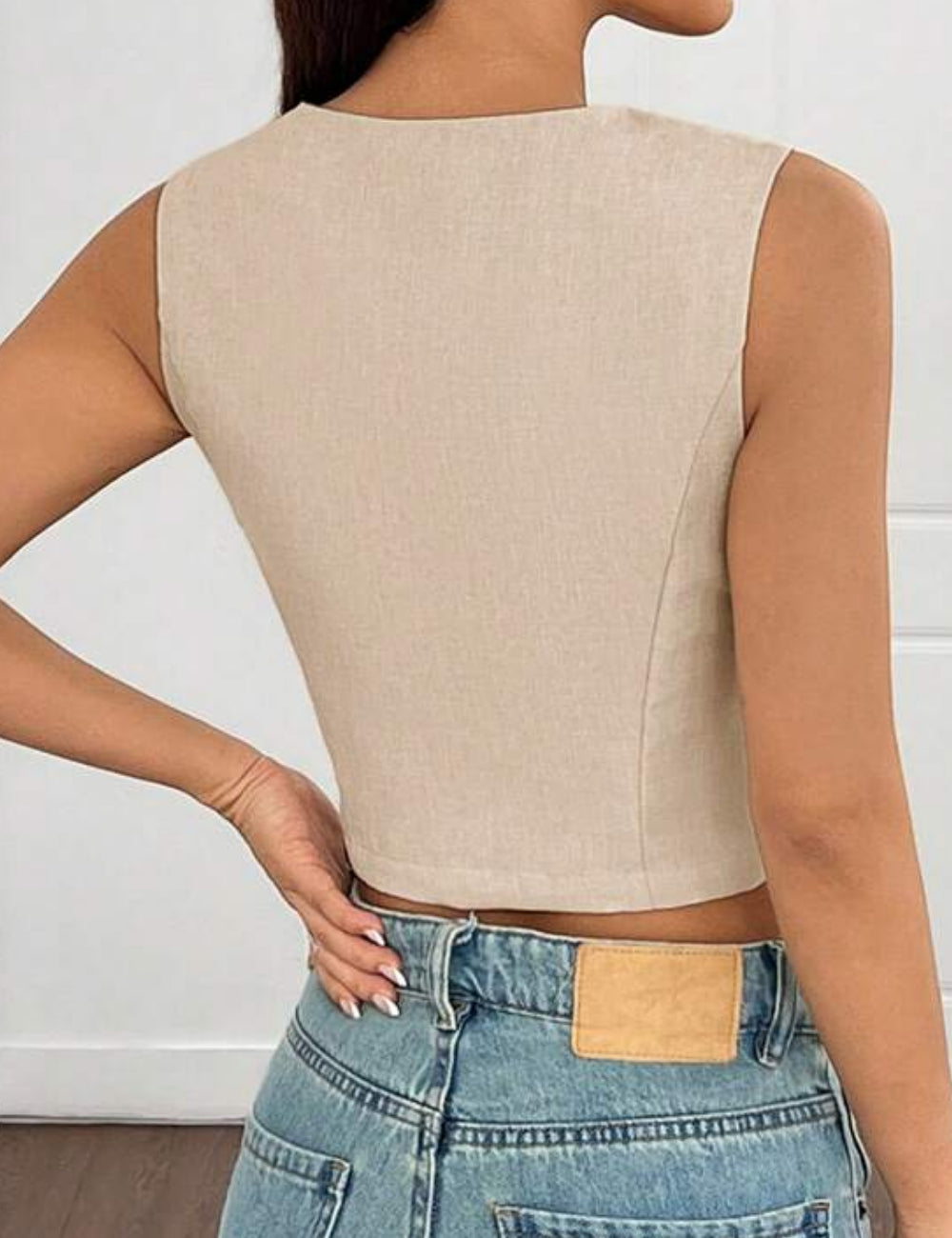 Top Shein, bej