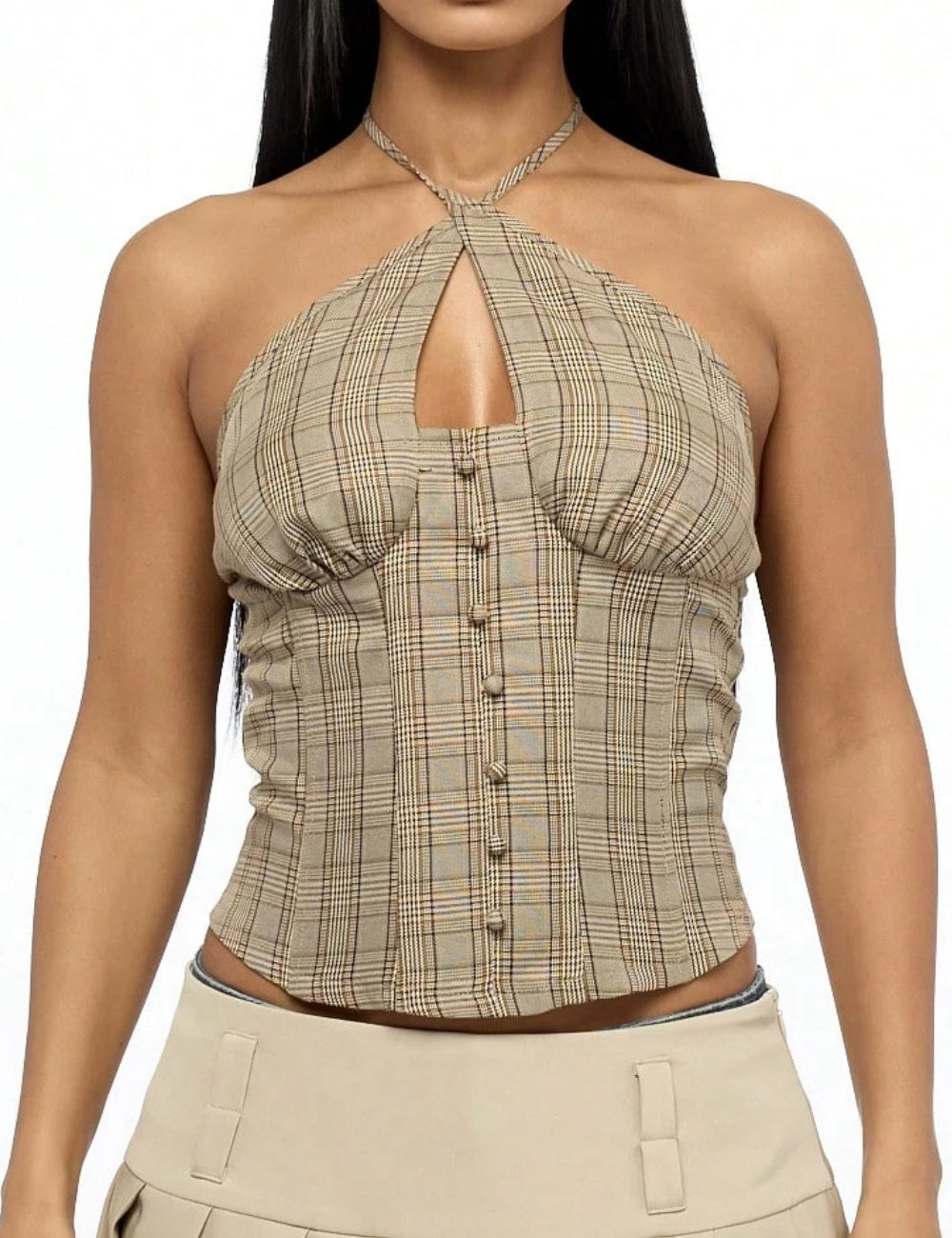 Top Shein, bej