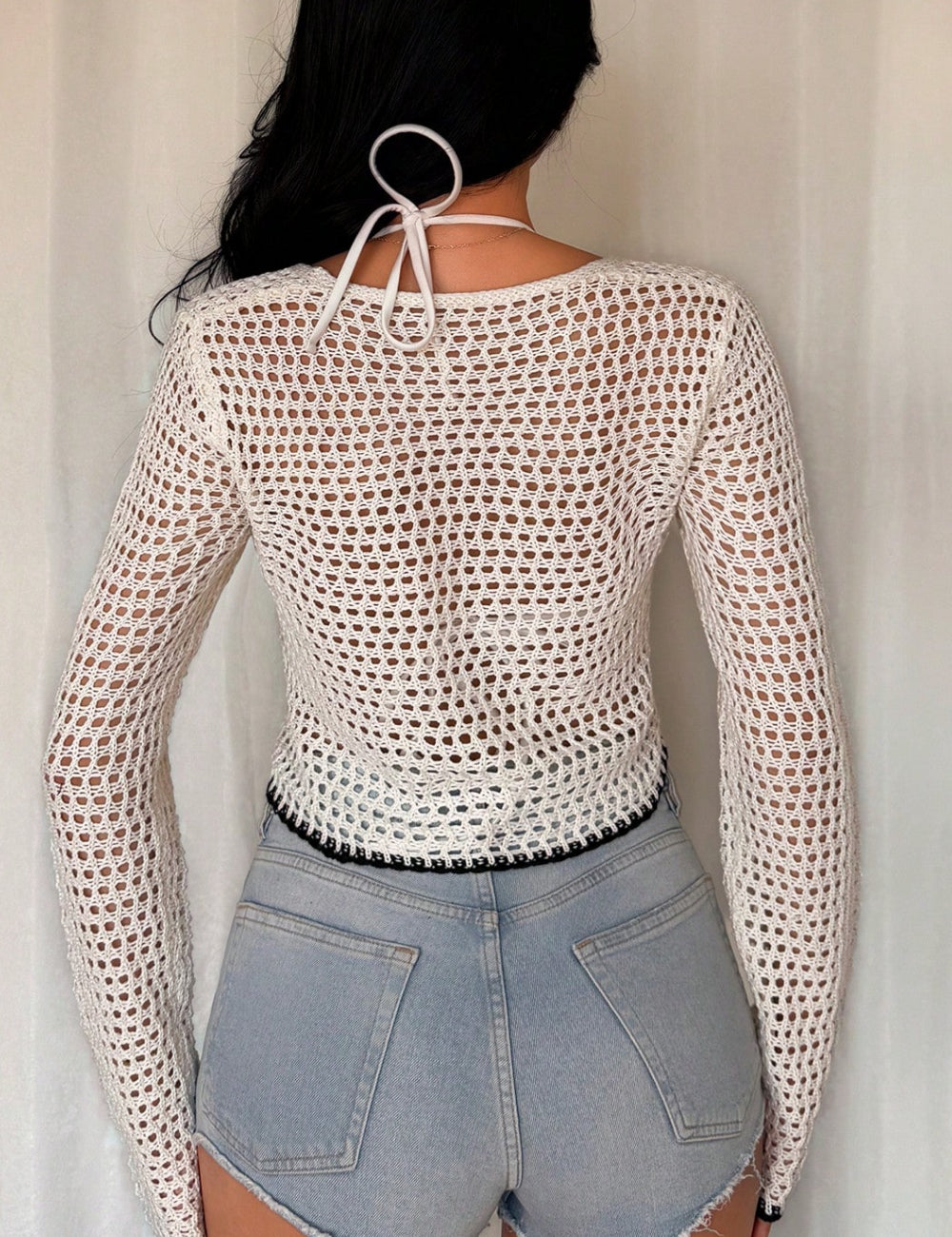 Shein top, krém